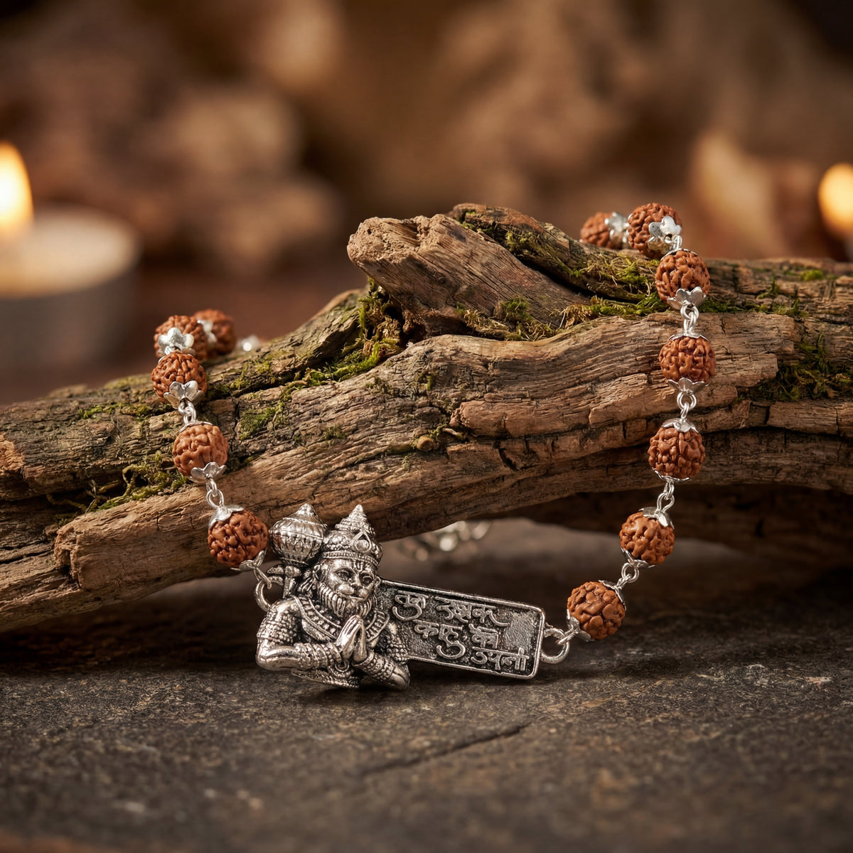Rudraksha Hanuman Rakshak Bracelet - view 5