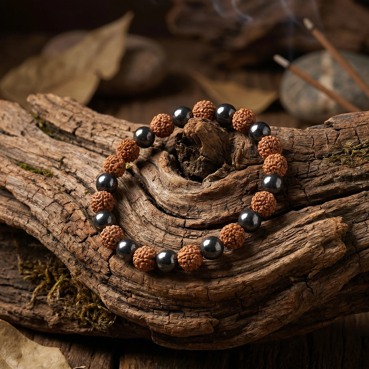 Divine Rudraksha Magnet Bracelet - view 2