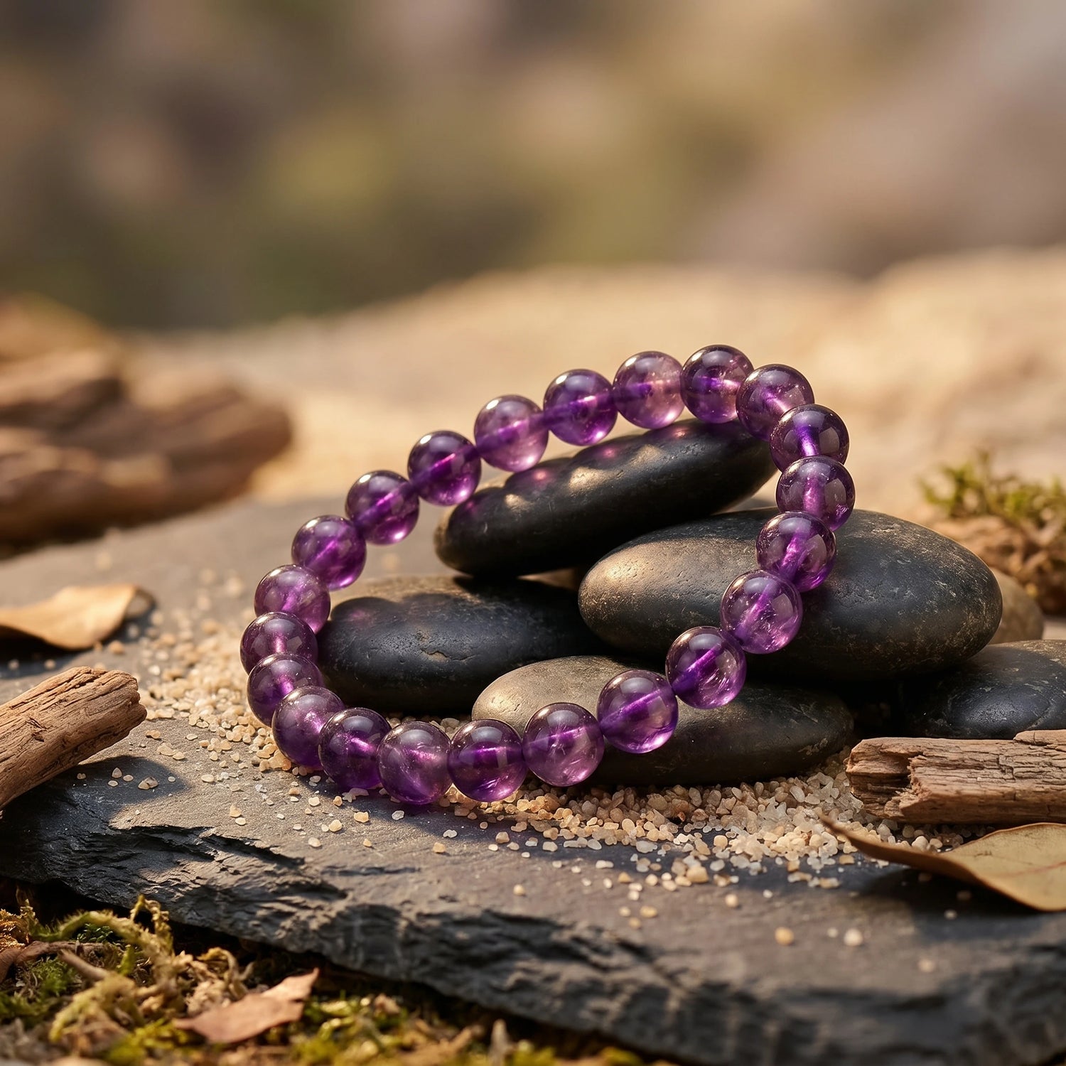 Amethyst Stone Bracelet