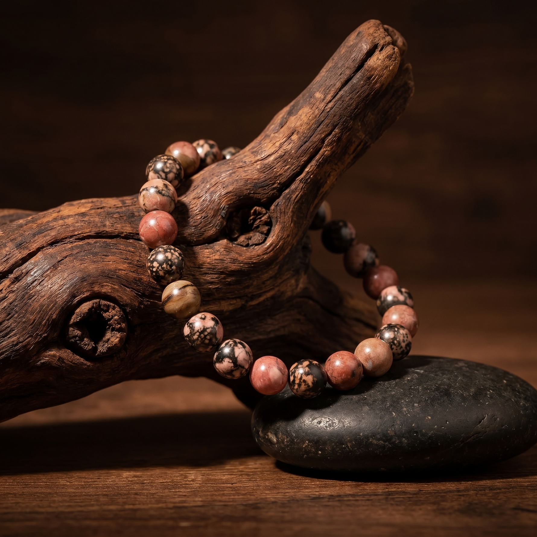 Rhodonite Stone Bracelet