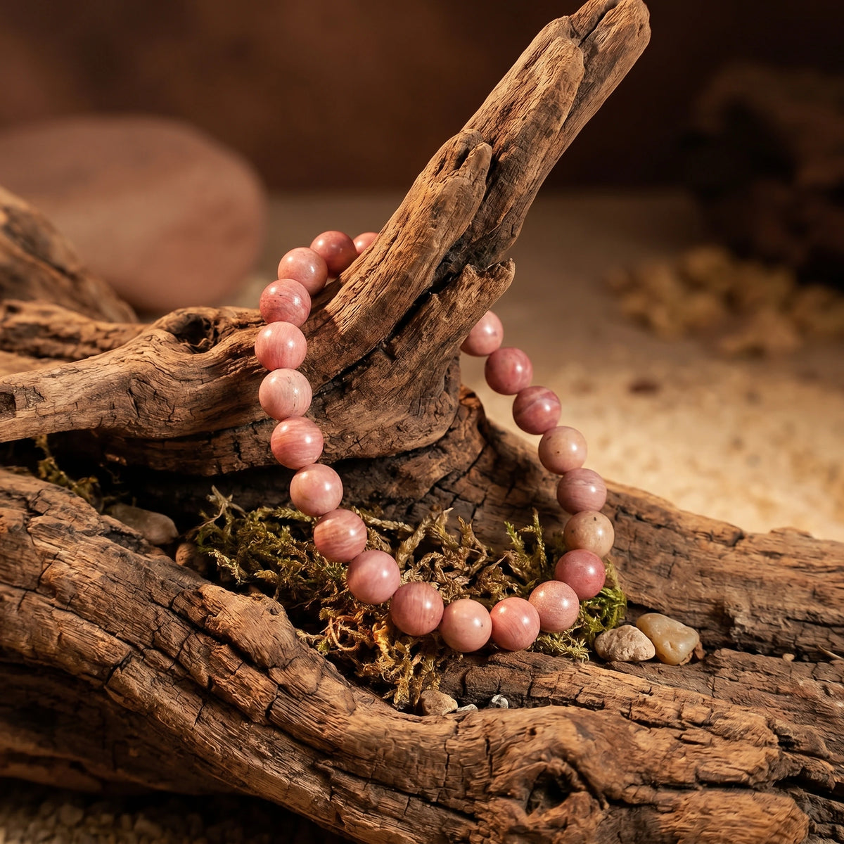 Rhodochrosite Stone Bracelet