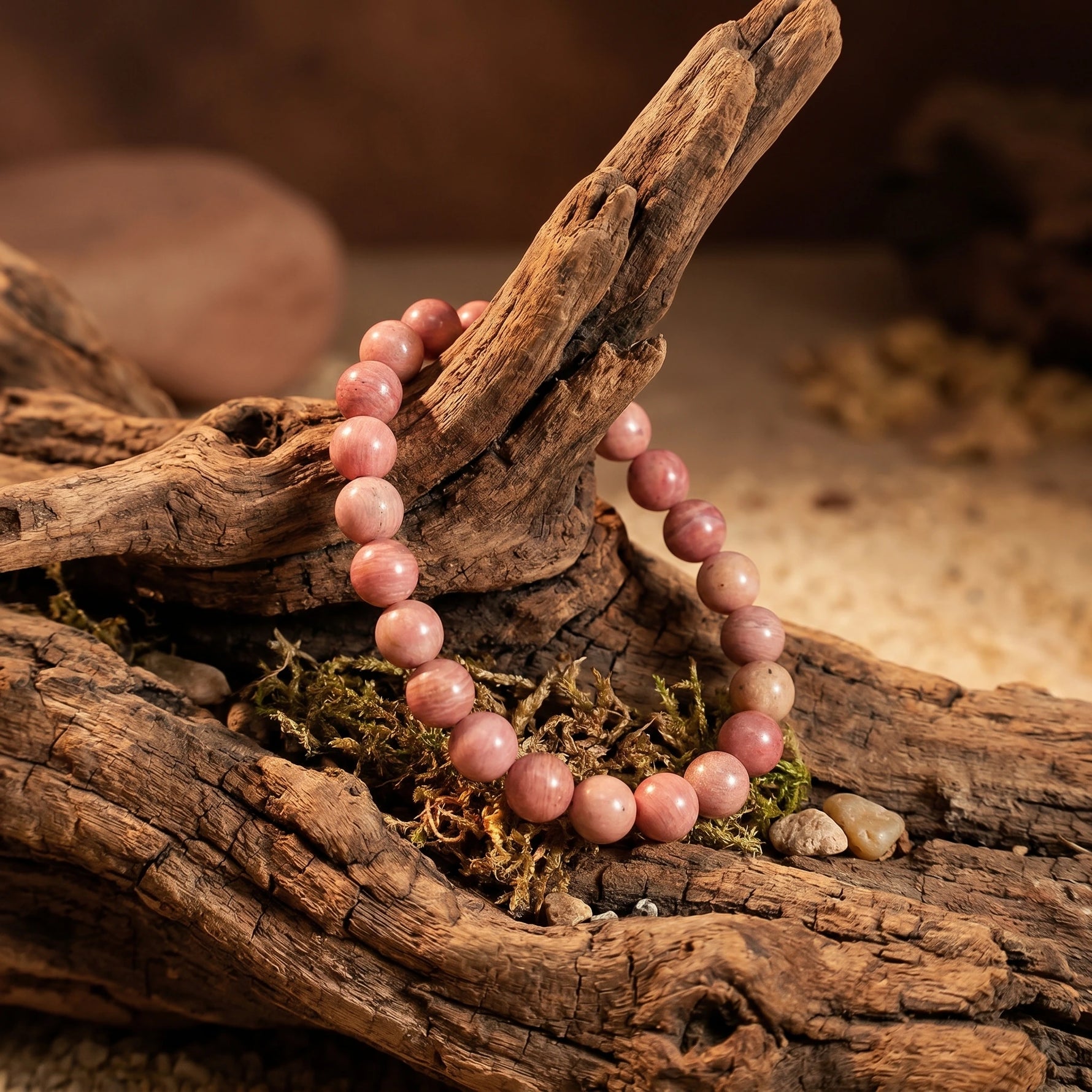 Rhodochrosite Stone Bracelet