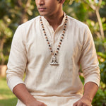 Rudraksha Karungali Mala with Adiyogi Pendant - view 7