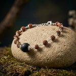 Rudraksha Silver Cap Karungali Bead Bracelet - view 5