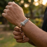 Rudraksha Silver Cap Mahakal Bracelet - view 9