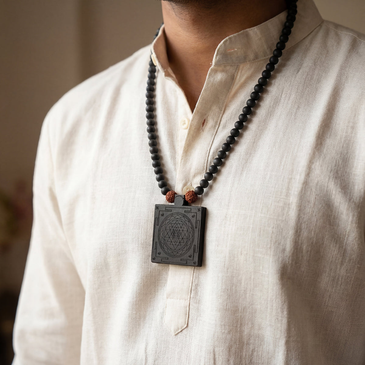 Karungali Shree Yantra Mala 6MM | Prosperity & Abundance - view 7