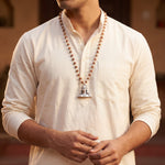 Rudraksha Silver cap with Adiyogi Pendant - view 8