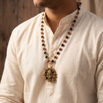 Rudraksha karungali Mala with 12 Jyotirling Shiv Pendant - view 3
