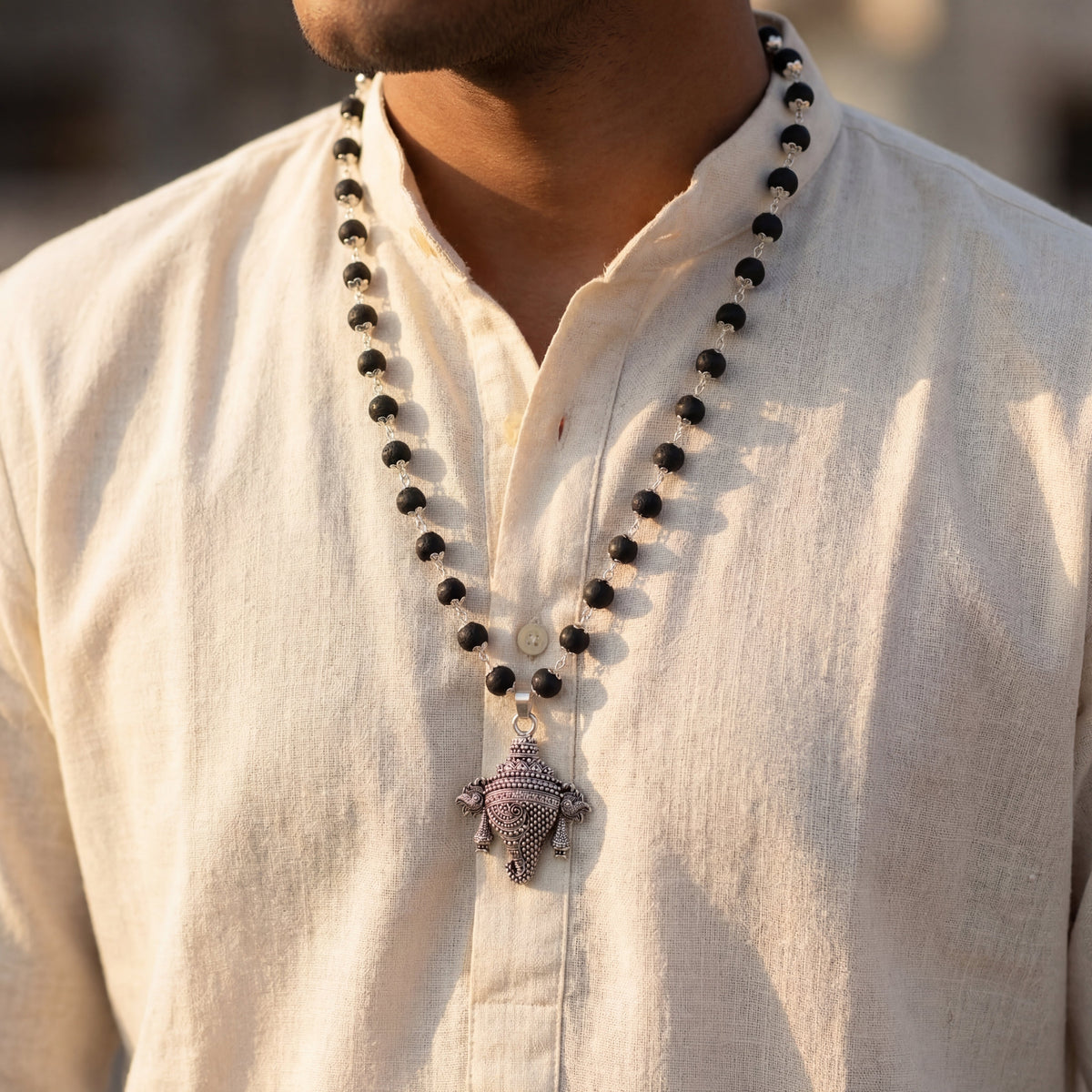 Kaungali Mala with Shakh Pendant - view 15